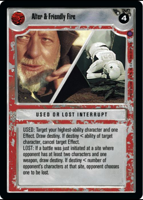 Star Wars CCG | Alter & Friendly Fire - Reflections II | The Nerd Merchant