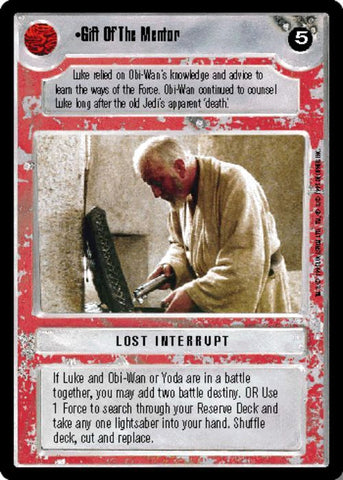 Star Wars CCG | Gift Of The Mentor (Foil) - Reflections II | The Nerd Merchant