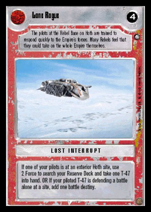 Star Wars CCG | Lone Rogue (Foil) - Reflections II | The Nerd Merchant