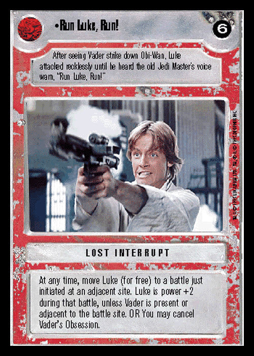 Star Wars CCG | Run Luke, Run! (Foil) - Reflections II | The Nerd Merchant