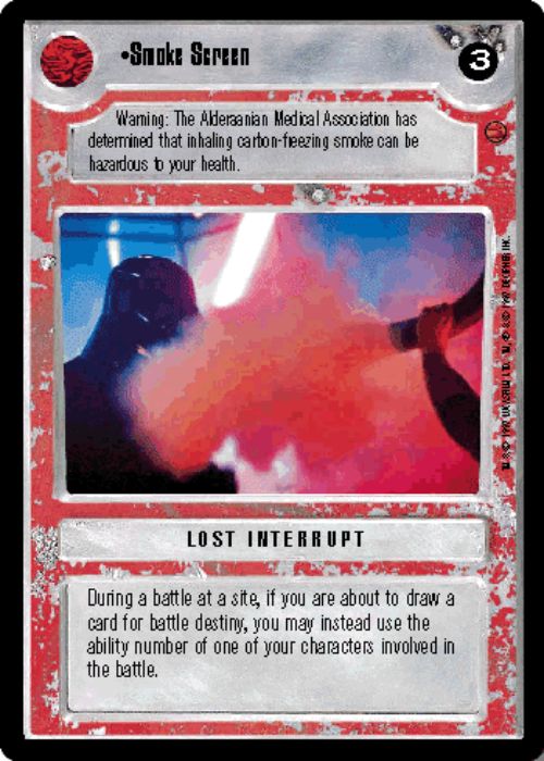 Star Wars CCG | Smoke Screen (Foil) - Reflections II | The Nerd Merchant