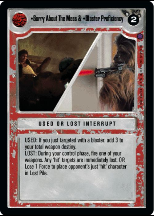 Star Wars CCG | Sorry About The Mess & Blaster Proficiency - Reflections II | The Nerd Merchant