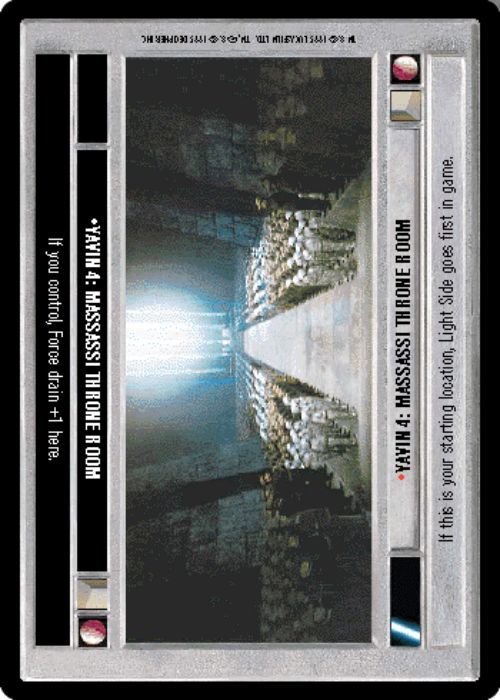 Star Wars CCG | Yavin 4: Massassi Throne Room (Foil) - Reflections II | The Nerd Merchant