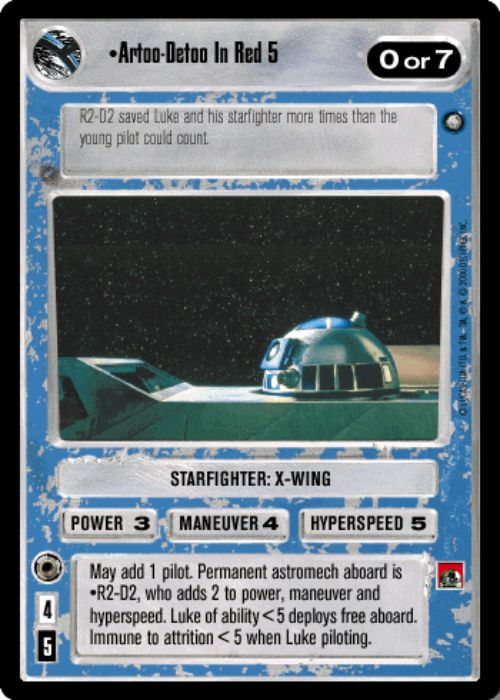 Star Wars CCG | Artoo-Detoo In Red 5 (Foil) - Reflections II | The Nerd Merchant
