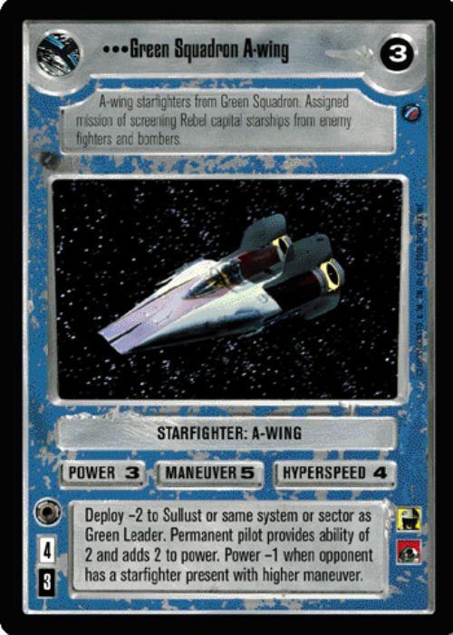 Star Wars CCG | Green Squadron A-wing (Foil) - Reflections II | The Nerd Merchant