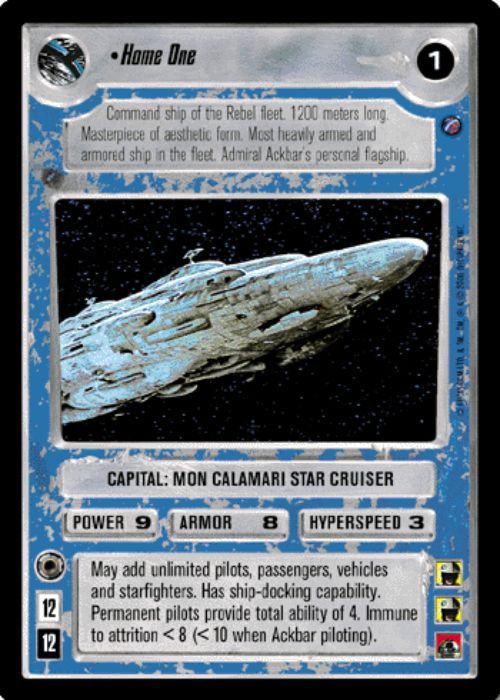 Star Wars CCG | Home One (Foil) - Reflections II | The Nerd Merchant
