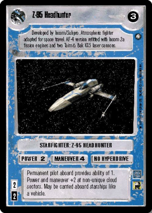 Star Wars CCG | Z-95 Headhunter (Foil) - Reflections II | The Nerd Merchant