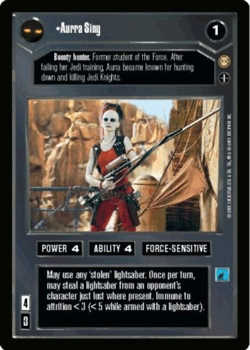 Star Wars CCG | Aurra Sing (AI) (Foil) - Reflections III | The Nerd Merchant