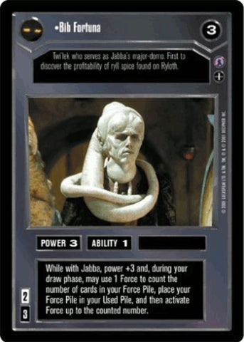 Star Wars CCG | Bib Fortuna (EP1) - Reflections III | The Nerd Merchant