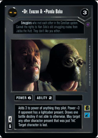 Star Wars CCG | Dr. Evazan & Ponda Baba (Foil) - Reflections III | The Nerd Merchant