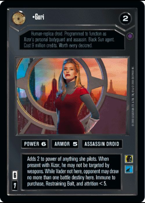 Star Wars CCG | Guri (Foil) - Reflections III | The Nerd Merchant