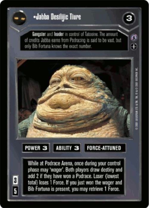 Star Wars CCG | Jabba Desilijic Tiure - Reflections III | The Nerd Merchant