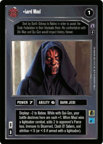 Star Wars CCG | Lord Maul - Reflections III | The Nerd Merchant