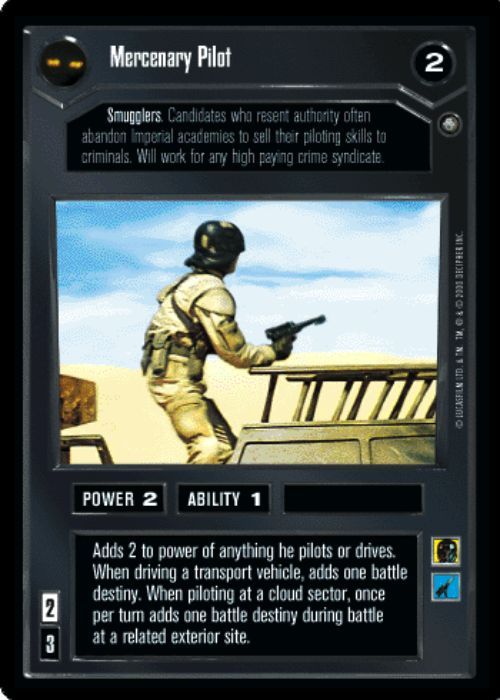 Star Wars CCG | Mercenary Pilot (Foil) - Reflections III | The Nerd Merchant