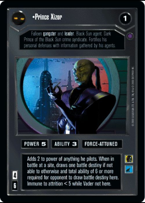 Star Wars CCG | Prince Xizor (Foil) - Reflections III | The Nerd Merchant