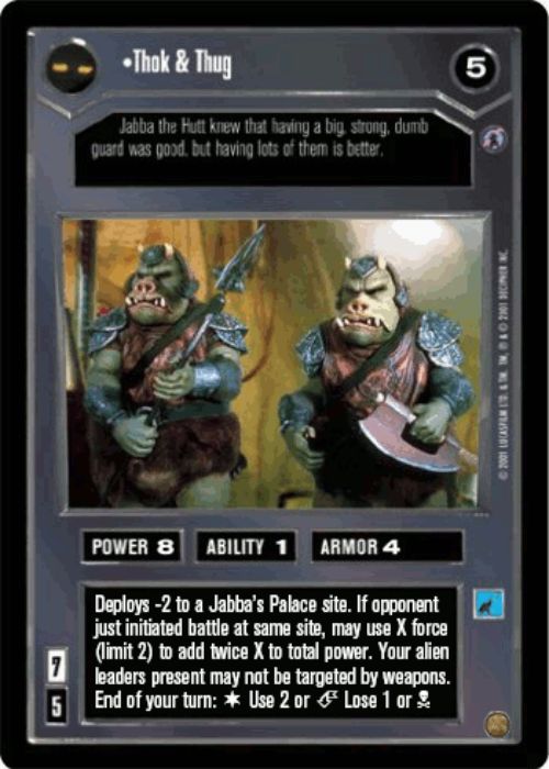 Star Wars CCG | Thok & Thug - Reflections III | The Nerd Merchant