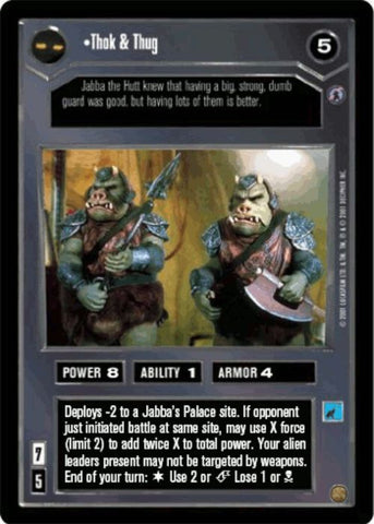 Star Wars CCG | Thok & Thug - Reflections III | The Nerd Merchant