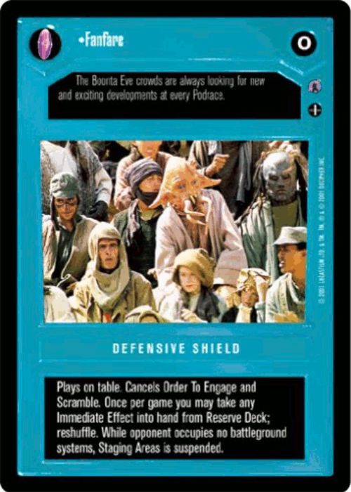 Star Wars CCG | Fanfare - Defensive Shield - Reflections III | The Nerd Merchant