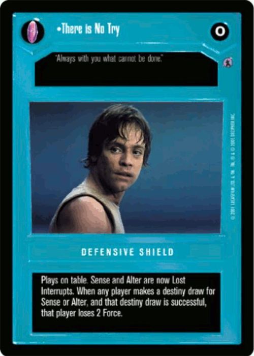 Star Wars CCG | There Is No Try - Defensive Shield - Reflections III | The Nerd Merchant
