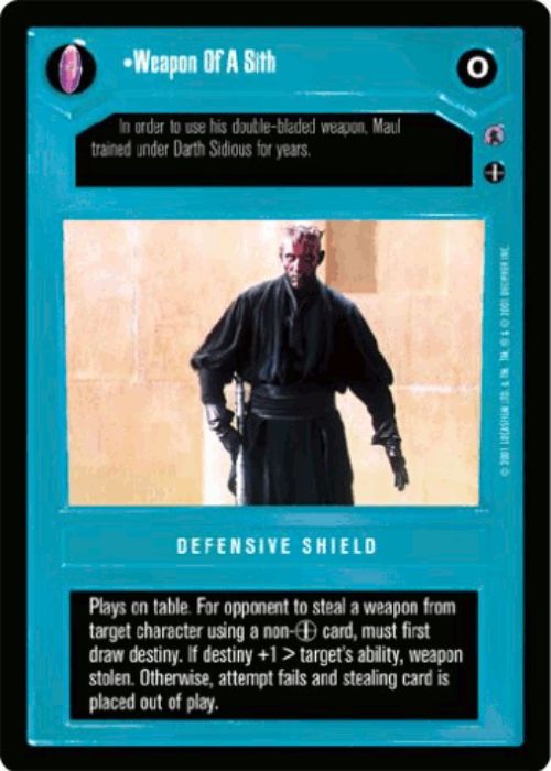 Star Wars CCG | Weapon Of A Sith - Defensive Shield - Reflections III | The Nerd Merchant
