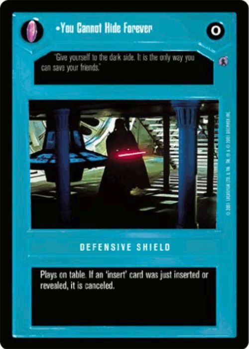 Star Wars CCG | You Cannot Hide Forever - Defensive Shield - Reflections III | The Nerd Merchant