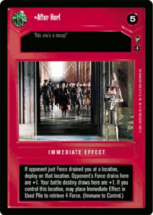 Star Wars CCG | After Her! (Foil) - Reflections III | The Nerd Merchant