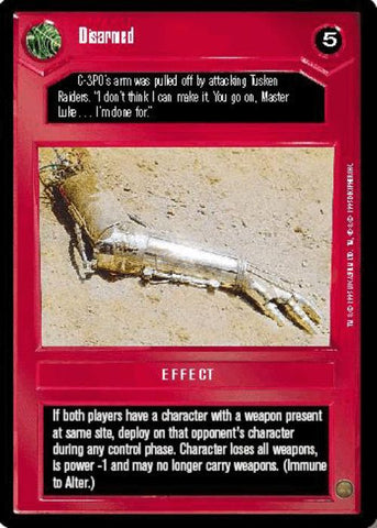 Star Wars CCG | Disarmed (Foil) - Reflections III | The Nerd Merchant