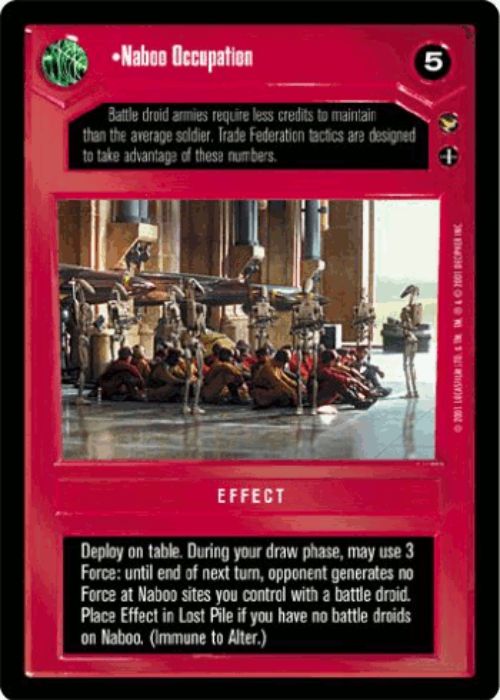 Star Wars CCG | Naboo Occupation (Foil) - Reflections III | The Nerd Merchant