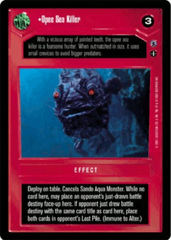 Star Wars CCG | Opee Sea Killer [Dark] - Reflections III | The Nerd Merchant