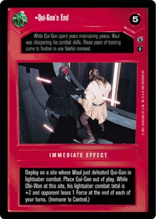 Star Wars CCG | Qui-Gon's End - Reflections III | The Nerd Merchant