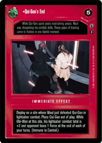 Star Wars CCG | Qui-Gon's End - Reflections III | The Nerd Merchant