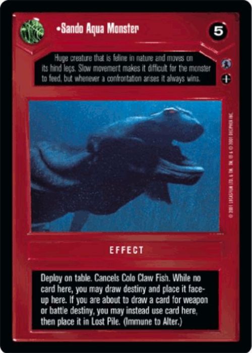 Star Wars CCG | Sando Aqua Monster [Dark] - Reflections III | The Nerd Merchant