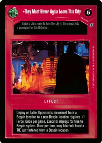 Star Wars CCG | They Must Never Again Leave This City - Reflections III | The Nerd Merchant