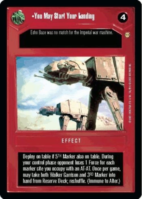 Star Wars CCG | You May Start Your Landing (Foil) - Reflections III | The Nerd Merchant
