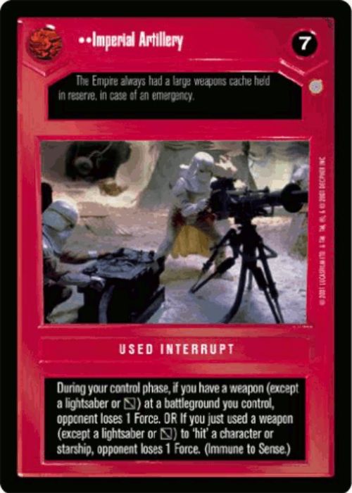 Star Wars CCG | Imperial Artillery (Foil) - Reflections III | The Nerd Merchant