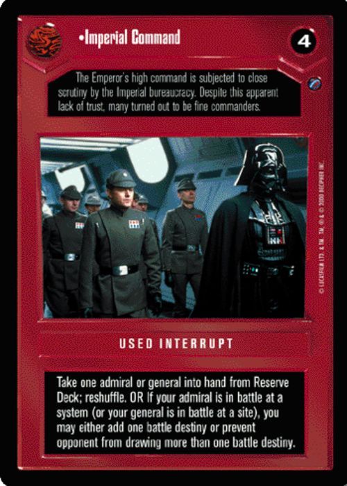 Star Wars CCG | Imperial Command (Foil) - Reflections III | The Nerd Merchant