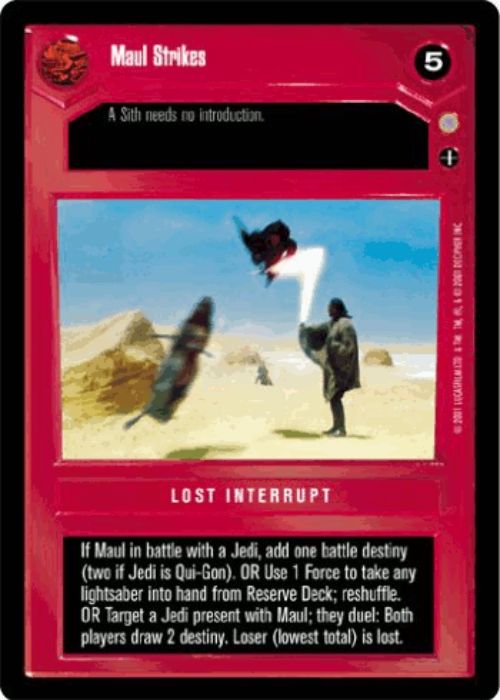 Star Wars CCG | Maul Strikes (Foil) - Reflections III | The Nerd Merchant