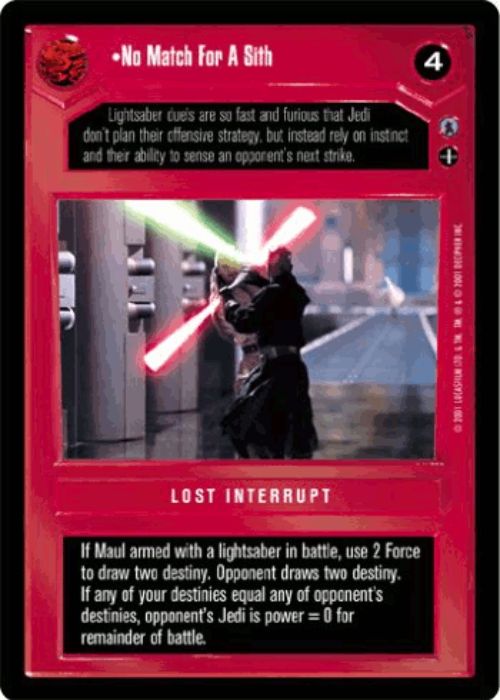 Star Wars CCG | No Match For A Sith - Reflections III | The Nerd Merchant