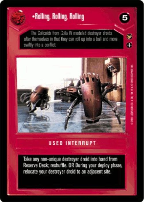 Star Wars CCG | Rolling Rolling Rolling (Foil) - Reflections III | The Nerd Merchant
