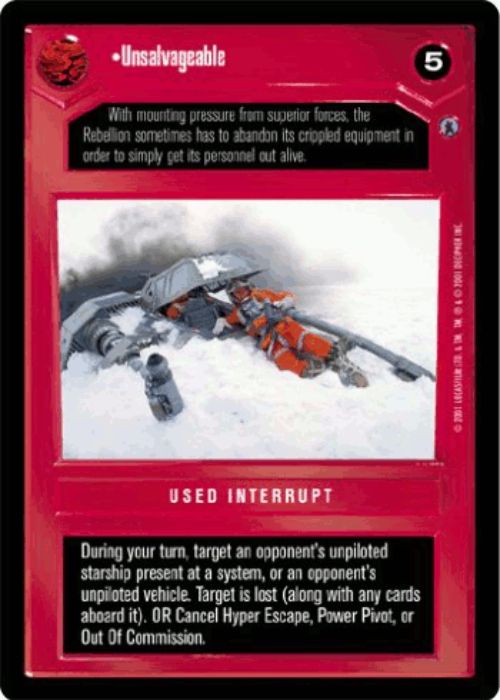 Star Wars CCG | Unsalvageable - Reflections III | The Nerd Merchant