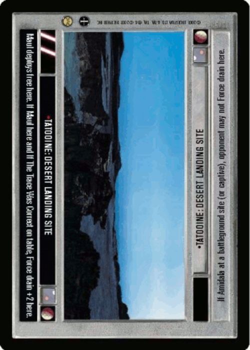 Star Wars CCG | Tatooine: Desert Landing Site (Foil) - Reflections III | The Nerd Merchant