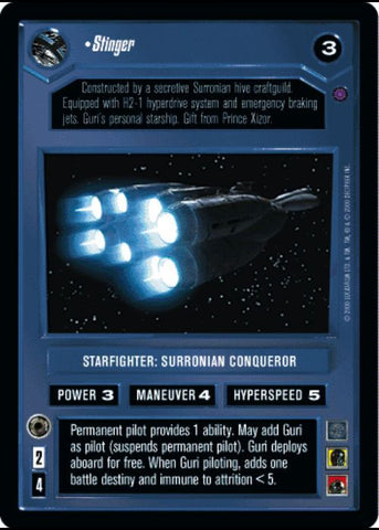 Star Wars CCG | Stinger (Foil) - Reflections III | The Nerd Merchant