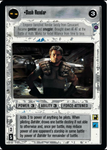 Star Wars CCG | Dash Rendar (Foil) - Reflections III | The Nerd Merchant