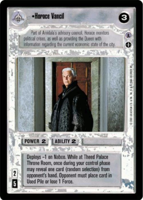 Star Wars CCG | Horace Vancil - Reflections III | The Nerd Merchant