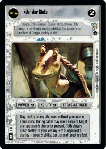 Star Wars CCG | Jar Jar Binks (Foil) - Reflections III | The Nerd Merchant