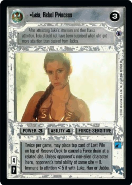Star Wars CCG | Leia, Rebel Princess - Reflections III | The Nerd Merchant