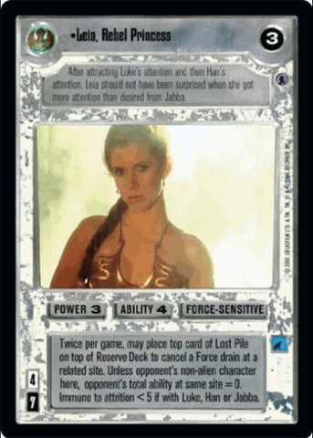 Star Wars CCG | Leia, Rebel Princess - Reflections III | The Nerd Merchant