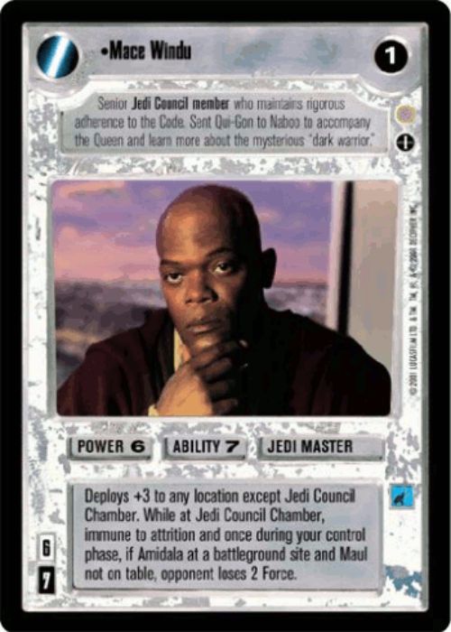 Star Wars CCG | Mace Windu (Foil) - Reflections III | The Nerd Merchant