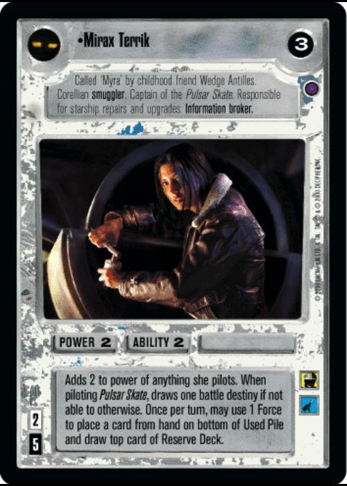 Star Wars CCG | Mirax Terrik (Foil) - Reflections III | The Nerd Merchant