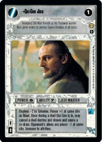 Star Wars CCG | Qui-Gon Jinn (AI) (Foil) - Reflections III | The Nerd Merchant